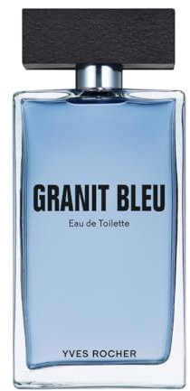 Yves Rocher GRANIT BLEU Eau de Toilette - Marin-Holziger Duft für Herren - Bergamotte und Bretonische Alge - Parfum mit Noten von Sandvetiver - Inspiriert von der Kraft des Ozeans - 100 ml