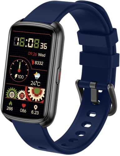 Runlio 1.47Smartwatch & Fitness Tracker,SpO2 Heart Rate&Sleep Monitor,5ATM