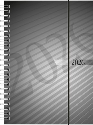 rido/idé bokkalender mod. futura 2 2026 | A5, plast, antracit