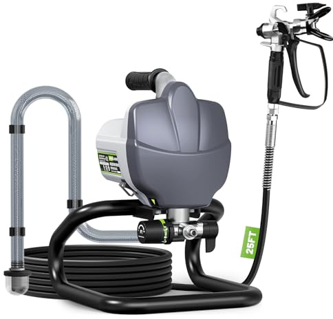 PHALANX 780W Airless Farbspritzgerät,EU Stecker,CE,Keine Verdünnung erforderlich,Farbspritzgerät für die meisten Heimwerker- und großen Malerprojekte geeignet