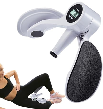 Entrenador De Glúteos para Mujer | Entrenador De Muslos Ajustable con Contador Digital,Equipo De Fitness para Ejercicio De Piernas Entrenamiento Equilibrio Yoga Reducción Celulitis