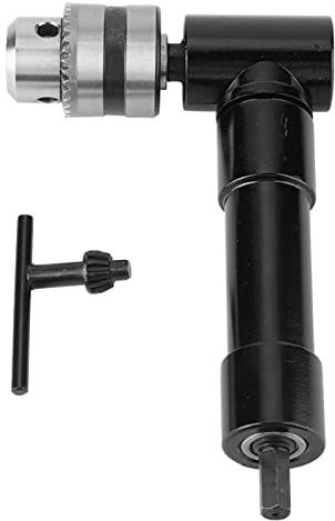 Accesorio de Taladro de Ángulo Recto, 1-10mm Adaptador de Broca, Taladro de 90 Grados con Soporte de Extensión para Espacios Estrechos Trabajar