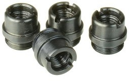 Strike Industries 1911 Grip Screw Bushings with Blue Finish x4 pcs