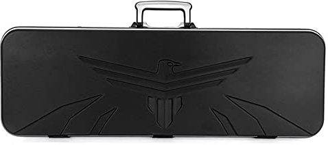 Gewehrkoffer Lang Für Tragbar Aluminium-Rahmen, ABS Hartplastik Waffenkoffer Mit Vorgeschnittenem Schaumstoff Gewehr-Hartschalenkoffer Hard Rifle Case Universal Aufbewahrungs Box