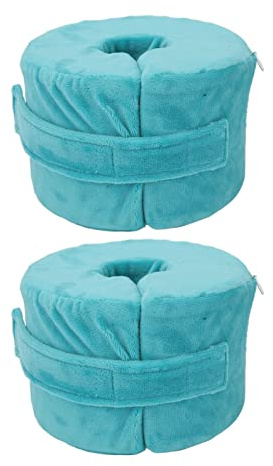 Cuscino per L'elevazione del Piede 2 Pezzi Supporto per la Protezione della Caviglia Cuscino per il Tallone del Piede Rialzato Cuscino per il Riposo delle Gambe Cuscino Post