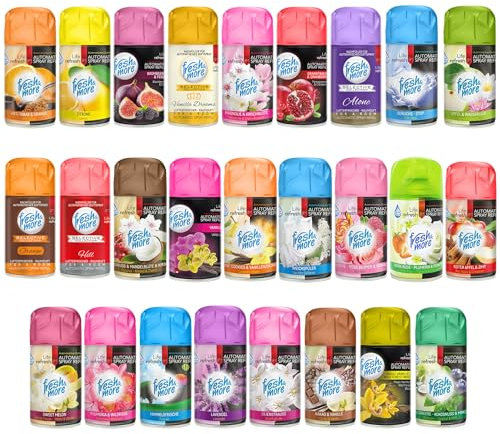 Fresh & More Lufterfrischer Nachfüller Automatische Duftsprays (12er MIX Pack) 250ml