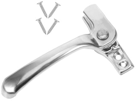 AUTSUPPL Fensterflügelschloss Kindersicherung Fenstersicherung Sash Jammers Verriegelungsgriff Für Horizontale Schiebefenster Aus Kunststoff Rechts Mit Einfache Montage Und Einbruchschutz