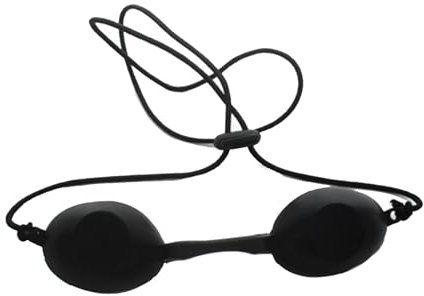 Pejlnd Solarium Brille,UV Schutzbrille Schutzbrille Rotlichtlampe,Rotlicht Therapy Augenklappe Eye,Schutz Solariumbrille Augenklappen für Schönheitspflege, Sonnenbank und Sonnen am Strand