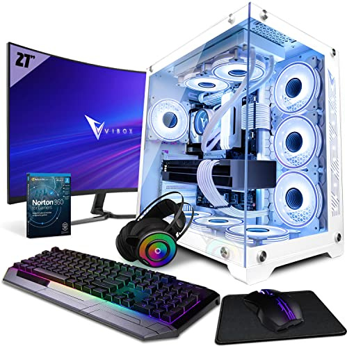 Vibox SG-X-242 Gaming PC Set Komplett • Monitor 27 Zoll • Intel Core i9 14900KF 6,0GHz • Nvidia RTX 5090 32GB • 32GB RAM • 2TB NVMe SSD • Windows 11 • WLAN