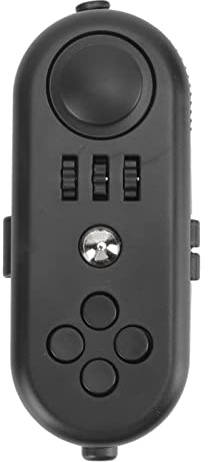 Ejoyous Fidget Leksak, Fidget Spelkontrollpad med 13 Spelmetoder Skyddande Lätt ångest Sensorisk EDC -Leksak för Att Minska Stressrelax Humör (3 Alla svarta)