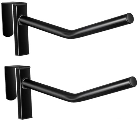Milageto 2 Soportes para sillas de Montar de Caballo, extraíbles, organizadores, portátiles para Cuarto de aperos, organización de Ecuestre, graneros y, Negro