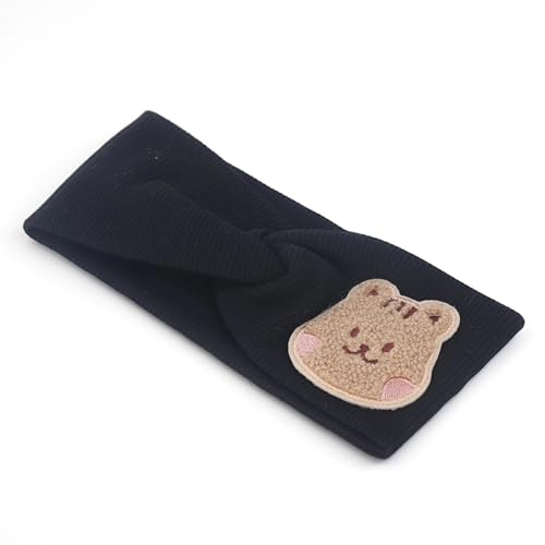 BONKZEBU Diaderos para Bebés Algodón Suave Super Elástica, Envoltura de Protección de la Cabeza del Patrón de Dibujos Animados para Niños Pequeños, Diademas de Recién Nacidos para Niñas, (/)
