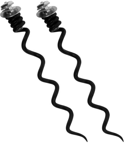 Toyvian 2 pièces Lot Tige Spiralée Métal pour Ouvre-bouteille Vin Embout de Rechange pour Kit Réparation Tire-bouchon Accessoire Spirale Ergonomique Facile à Installer