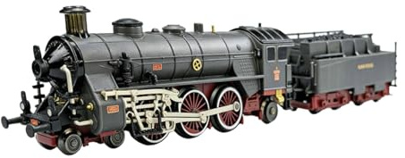 F Fityle Juguete de Tren de con Luces de y Sonidos, Regalo de Fiesta, Modelo de Locomotora, Tren eléctrico para cumpleaños de niños y, Negro
