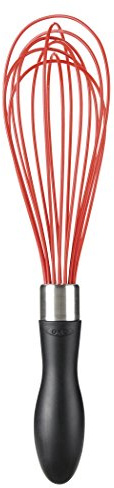 OXO Good Grips 11-Inch Silicone Balloon Whisk - Red