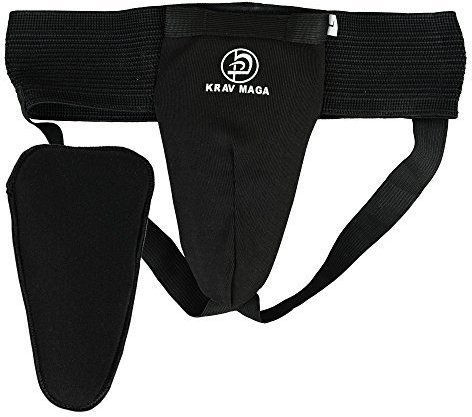 Krav Maga Schwarz Damen Elastische Baumwolle Tiefschutz W/Cup S