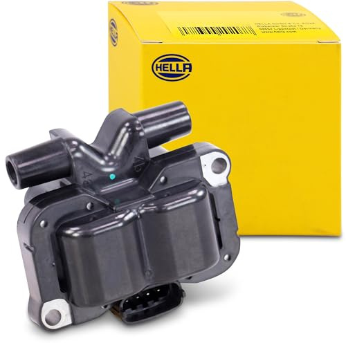 HELLA 5DA 193 175-661 Bobina de encendido - 12V - 4polos - Bobina de encendido bloque - atornillado