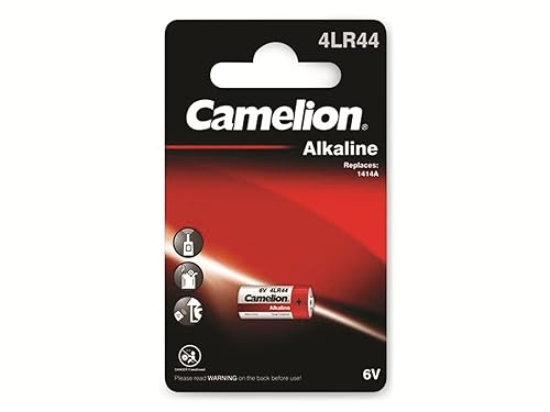 Camelion 12050144 - Kamera Spezial Batterien ohne Quecksilber AG13/4LR44 mit 6 Volt, Kapazität 150 mAh, für verschiedenste Geräte- und Verbraucheranforderungen