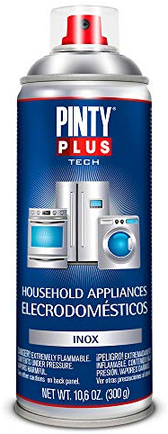 PINTYPLUS PINTURA EN SPRAY TECH INOX ELECTRODOMÉSTICOS E150 SPRAY 520CC