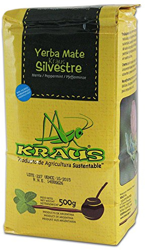 Yerba Mate Kraus Silvestre 500g Mint