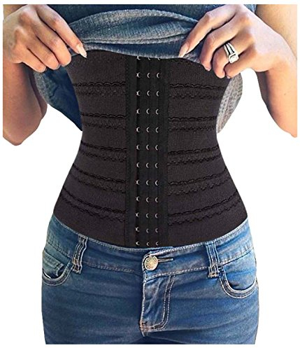 Gotoly Damen Taillenformer Formend Stark Korsett Bauchweg Body Shaper Atmungsaktiv Mieder Waist Training Cincher
