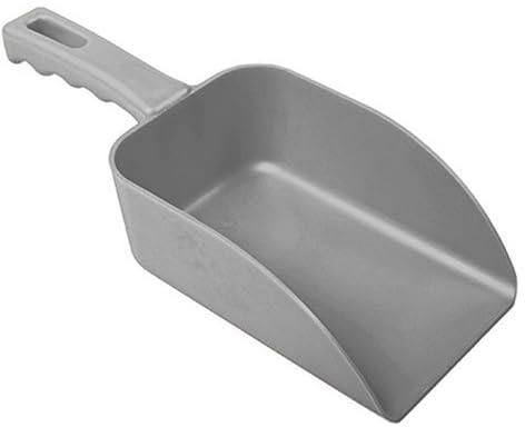 FBK 15106-11 - Pala de mano, 135 x 185 x 310 mm, 750 g, color gris