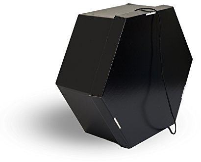 Wedding Hat Storage Box. 2 colour choices. Large Gold & White or Plain Black (Large, Black)