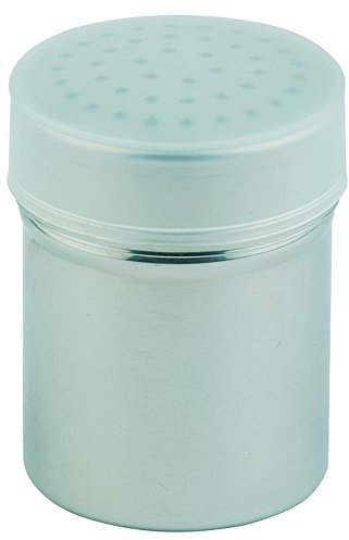APS multiuso Giesser / - spargisale e spargipepe diametro circa 5,5 cm, altezza 7,5 cm con diametro ca, 2,5 mm fori contenitore, in acciaio inox, spargisale e spargipepe grosso