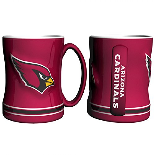 Boelter Brands NFL Skulptierte Kaffeetasse, 400 ml, Arizona Cardinals