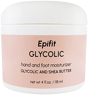 Epifit Glycolic Acid Hand Foot & Body Moisturizer Cream 8 oz (236 ml) – Shea Butter, Citrus Oils & AHA Exfoliant – Paraben Free