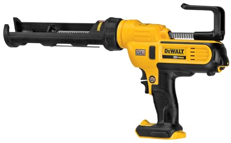 DEWALT Pistola de calafateo inalámbrica de 20 V máx.*, 10 onzas/300 ml, solo herramienta (DCE560B)
