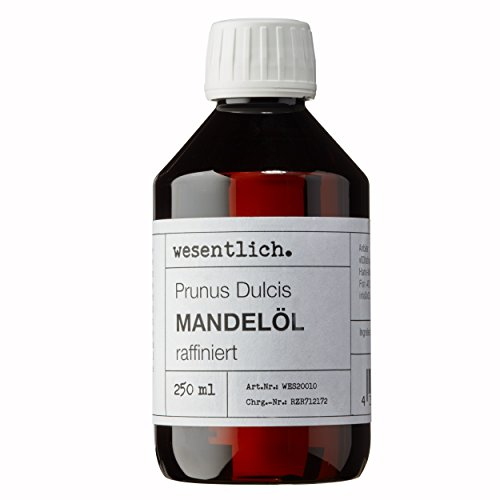 Mandelöl 250ml - 100% reines Basisöl von wesentlich. - natürliche Pflege für Haut und Haar