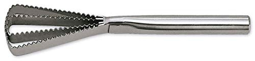 Arcos Gadgets Profesionales - Escamador de Pescado - Acero Inoxidable 260 mm - Color Gris