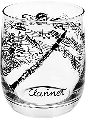 Glas Klarinette schönes Geschenk für Klarinettisten