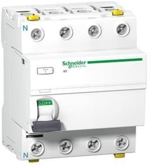 Schneider Electric Disjoncteur différentiel 4p 63 A 30 mA type AC A9Z11463