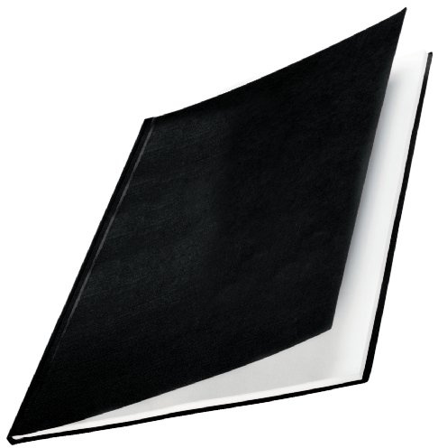 Leitz impressBIND Hard Covers, 24.5 mm Spine, Black, Pack of 10