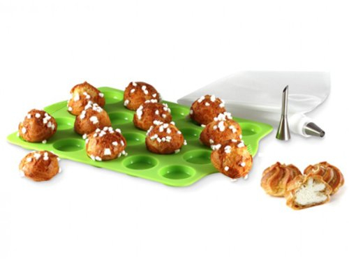 YOKO DESIGN - kit à choux - Moule en silicone et poche à douille