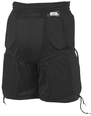 STX mens Youth Padded Lacrosse Goalie Pant, Medium/Large , Black