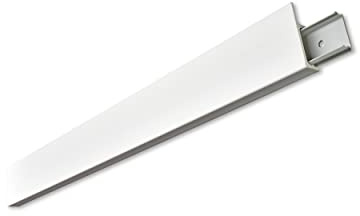 Decosa Styroporleiste Tine - Hochwertiger Kabelkanal in Weiß - 12 Leisten à 2 m Länge = 24 m - Kabelleiste aus hartem Styropor für indirektes Licht 19 x 63 mm - inkl. 36 Befestigungsklipse