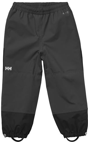 Helly Hansen Niños Unisex Pantalón K Shelter, Ébano, 10