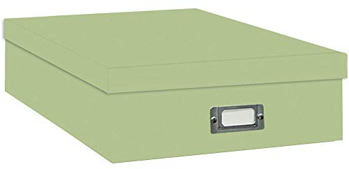 Pioneer Jumbo Scrapbook Storage Box, Sage Green, 14 3/4 x 13 x 3 3/4