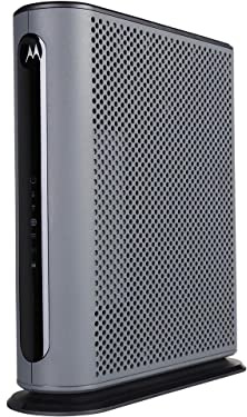 Motorola MG7550 16x4 Cable Modem Plus AC1900 Dual Band WiFi Gigabit Router with Power Boost and DFS, 686 Mbps Maximum DOCSIS 3.0 - Approved by Comcast Xfinity, Cox, Charter Spectrum, More (Black)
