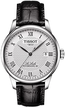 Tissot Men's Le Locle Stainless Steel Dress Watch Black T0064071603300
