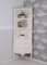 Eckregal Landhausstil Regal Eckschrank Vintage Kommode Holzregal DREI Schubladen HMB016 Palazzo Exklusiv