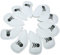 HISTAR Golf Club Head Covers Skull Design Golf Iron Head Covers Set Headcover Fit All Brands Titleist, Callaway, Ping, Taylormade, Cobra, Nike, Etc.