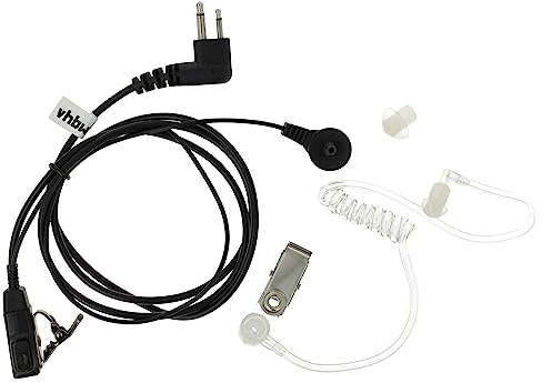 vhbw Headset kompatibel mit Motorola GP300, GP600, GP88, GP73, CP040, GP68 Funkgerät