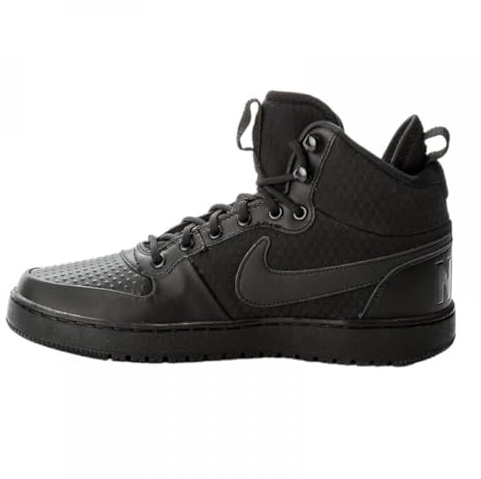 NIKE Men's Court Borough Mid Winter Fitness Shoes, Black, 9 UK