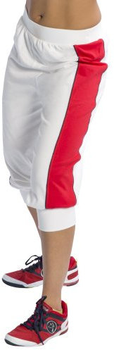 Zumba Fitness Hose UK Eclipse Capri - Pantalones Pirata de Fitness para Mujer, Color (Field Paint White), Talla XS