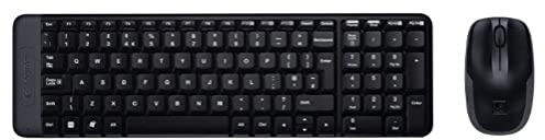 Logitech Wireless Combo MK220 Radio Transfer, PC / Mac, Keyboard