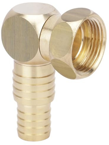 Boutté 2103698 RTC15 Raccord tournant dévidoir coudé femelle 15x21 tuyau ø15/19 Or